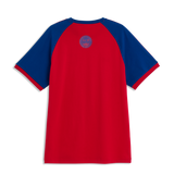 Live '25 adidas 3 Stripes T-Shirt Clear Scarlet/Royal