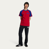 Live '25 adidas 3 Stripes T-Shirt Clear Scarlet/Royal