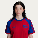 Live '25 adidas 3 Stripes T-Shirt Clear Scarlet/Royal
