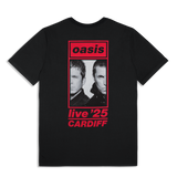 Live '25 Cardiff Event T-Shirt Black