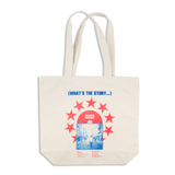 Live '25 What's The Story Star Tote Bag Natural