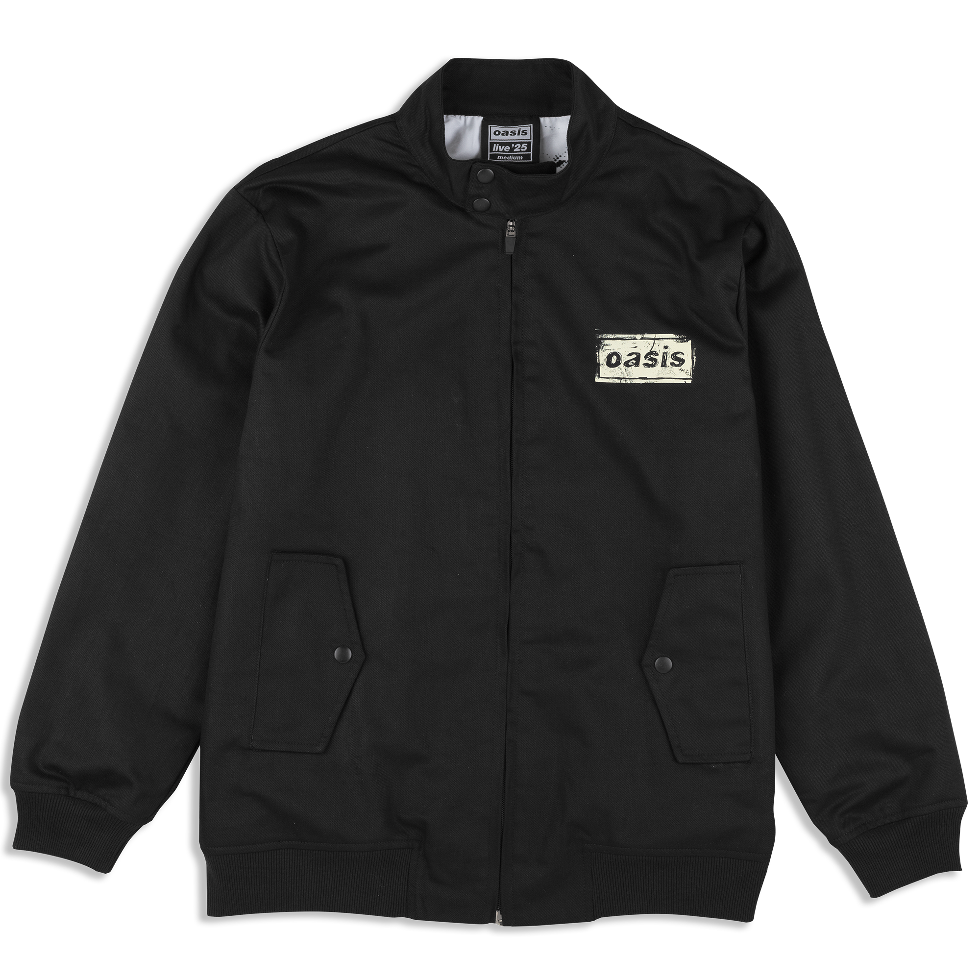 Live '25 Logo Harrington Jacket Black