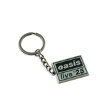 Live '25 Logo Enamel Keyring Black-Silver