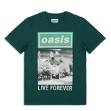 Live '25 Live Forever Cover T-Shirt Forest Green