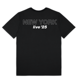 Live '25 New York City T-Shirt Black