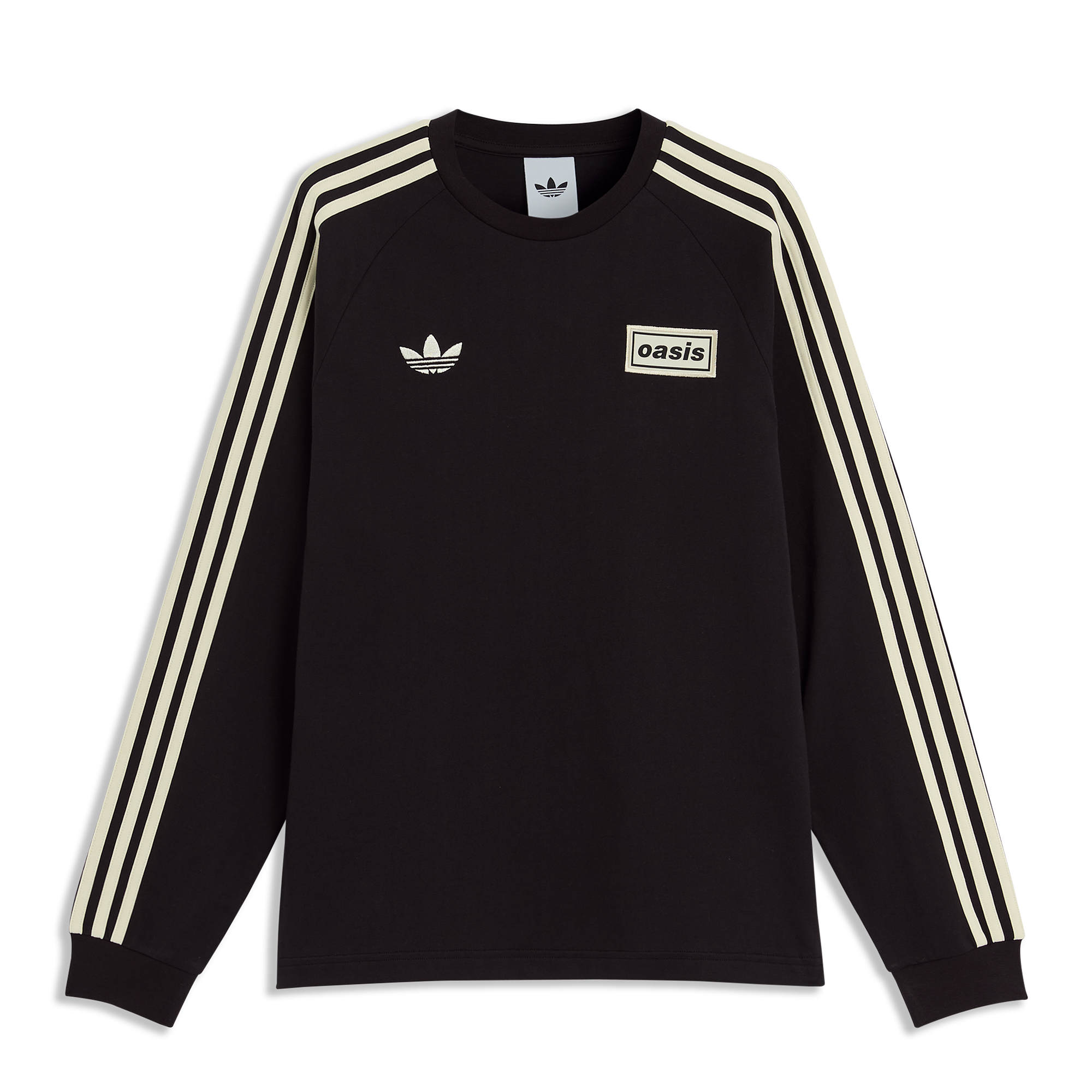 Oasis Live '25 Adidas Long Sleeve T 黒 Live '25 adidas 3 Stripes Long Sleeve T-Shirt Black – Oasis