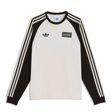 Live '25 adidas 3 Stripes Long Sleeve T-Shirt Cream/Black