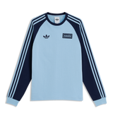 Live '25 adidas 3 Stripes Long Sleeve T-Shirt Sky/Indigo