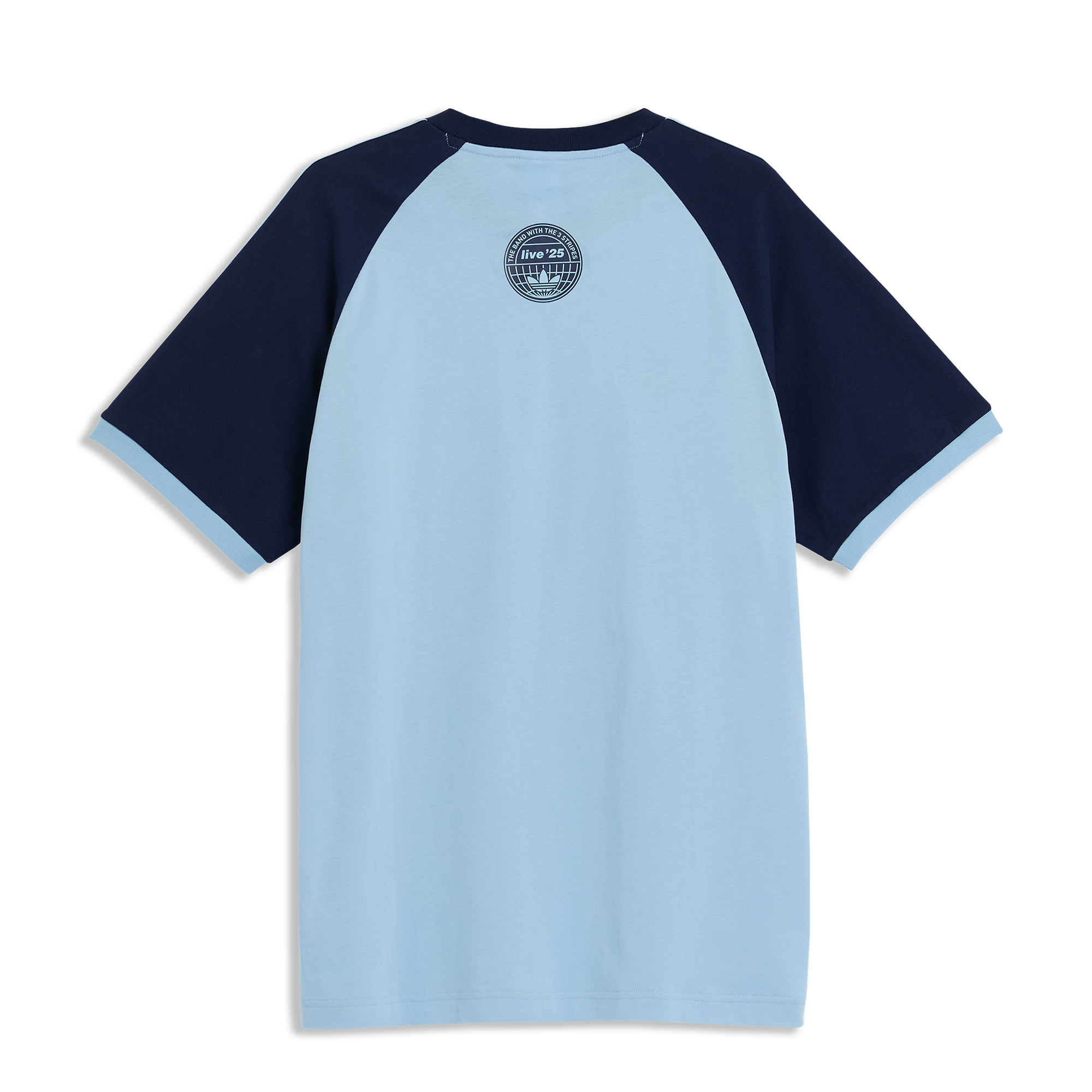 Live '25 adidas 3 Stripes T-Shirt Sky/Indigo