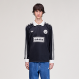 Live '25 adidas Long Sleeve Football Shirt Black/Cream White