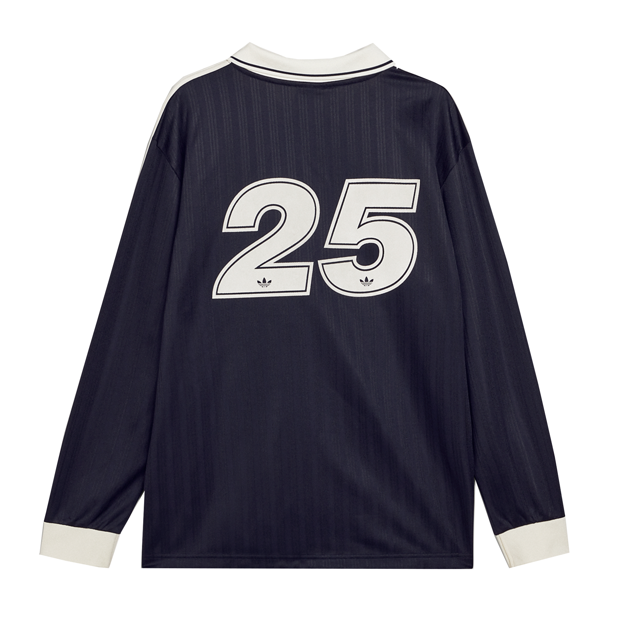 Live '25 adidas Long Sleeve Football Shirt Black/Cream White