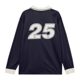 Live '25 adidas Long Sleeve Football Shirt Black/Cream White