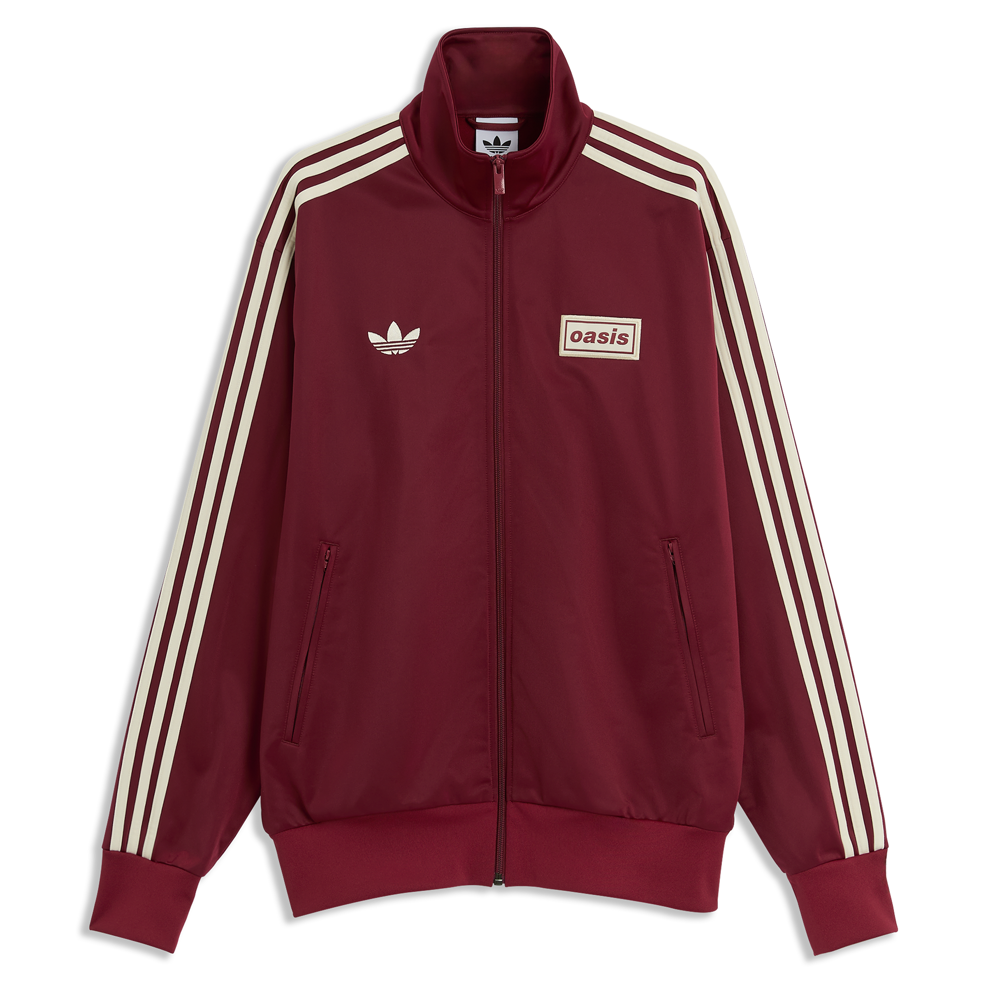トップス adidas oasis Live '25 Firebird Track Top Live '25 adidas Firebird Track Top Maroon – Oasis Live '25