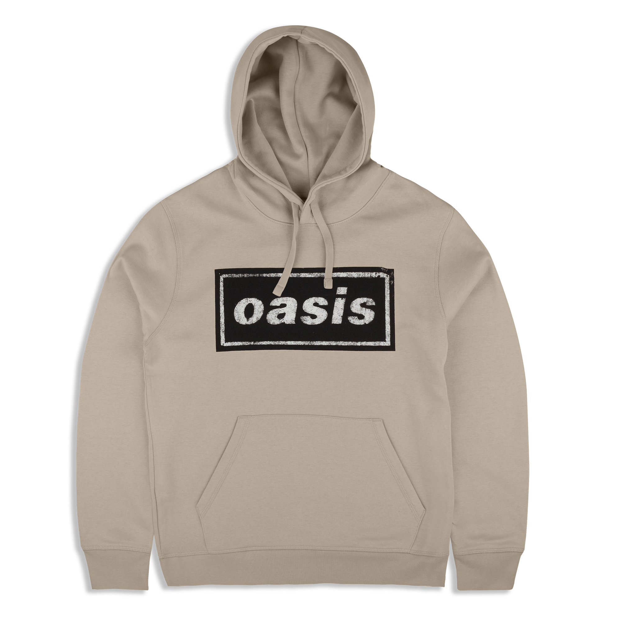 Live '25 Stencil Logo Hoodie Stone – Oasis Live '25