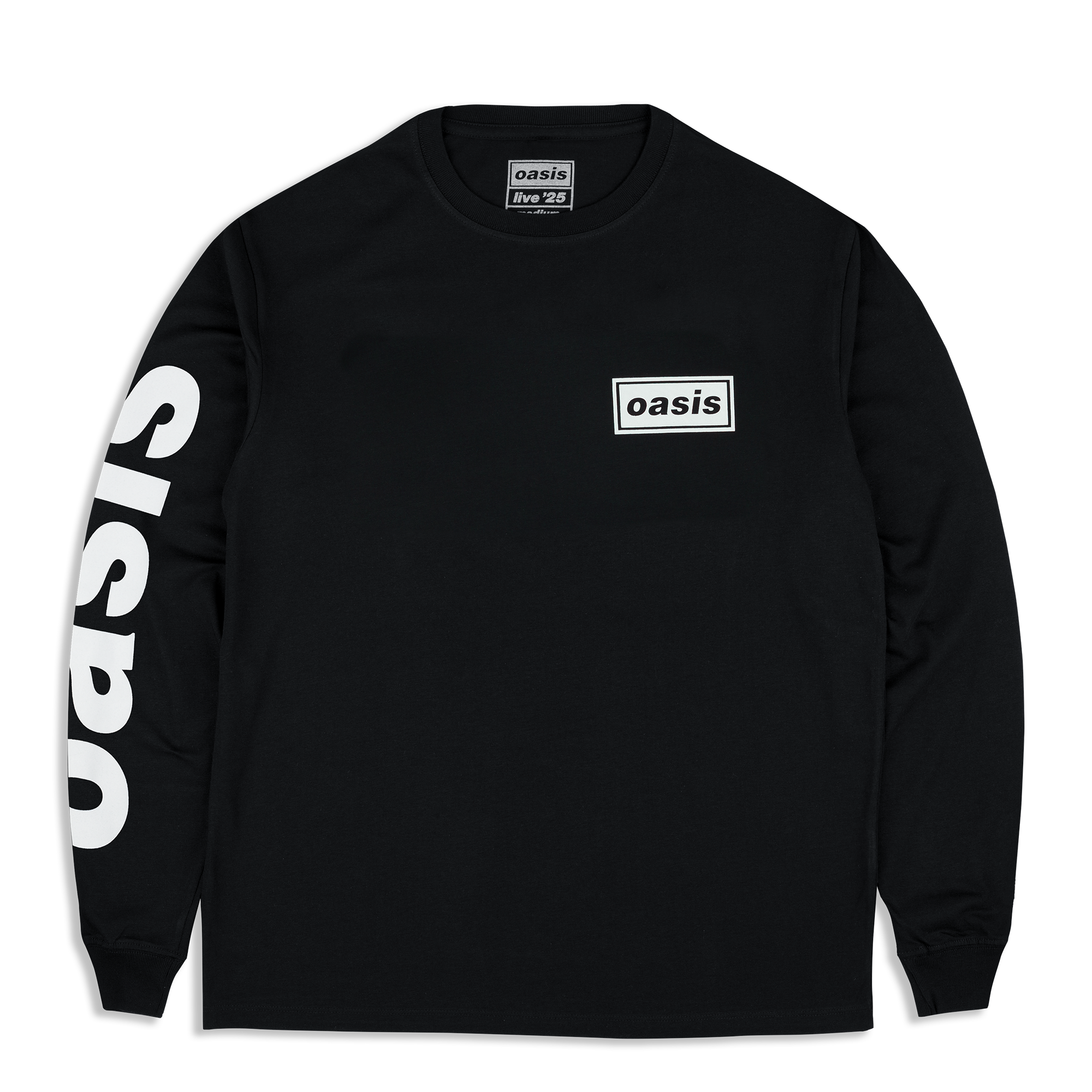 Live '25 Tour Logo Long Sleeve T-Shirt Black