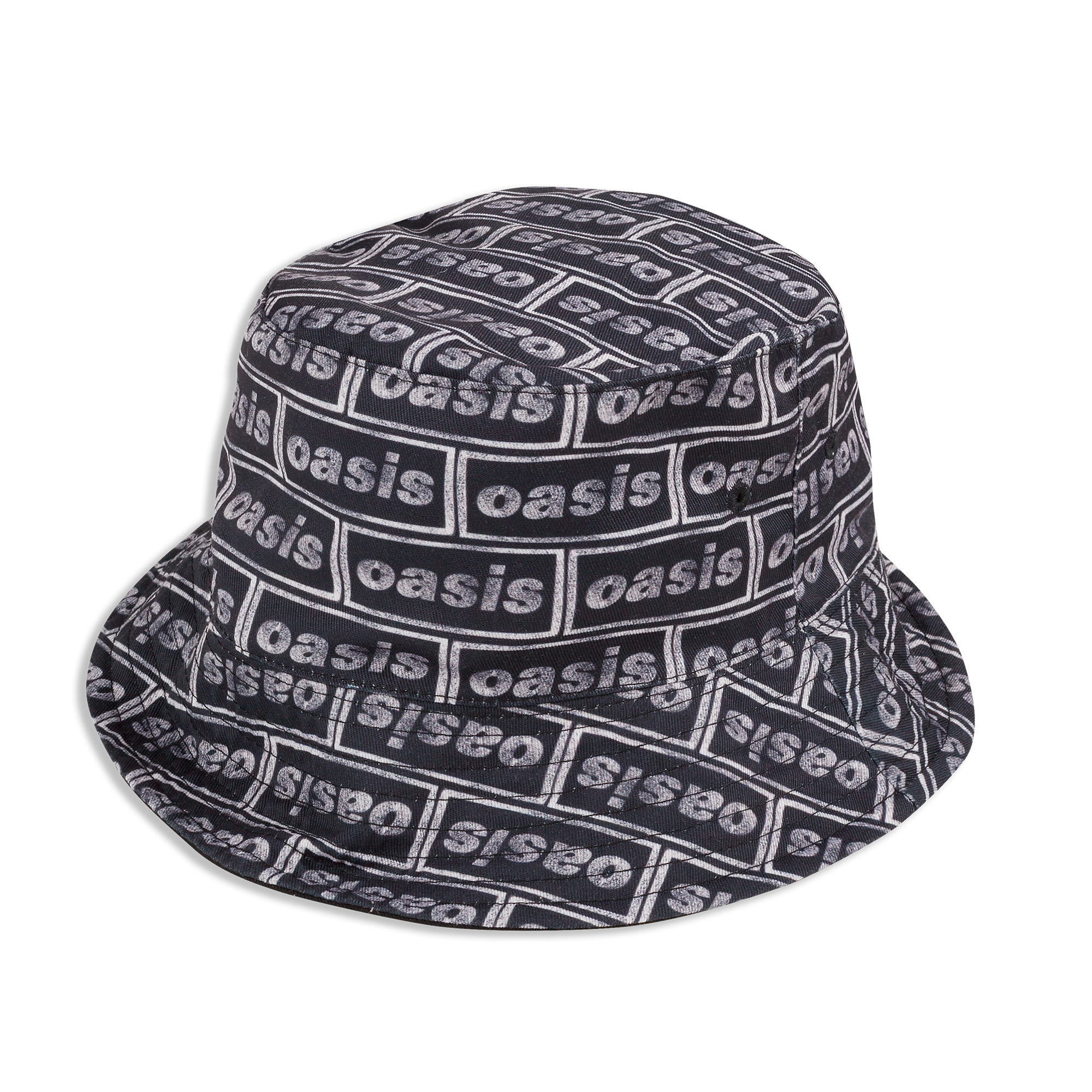 Logo Reversible Bucket Hat Black/White