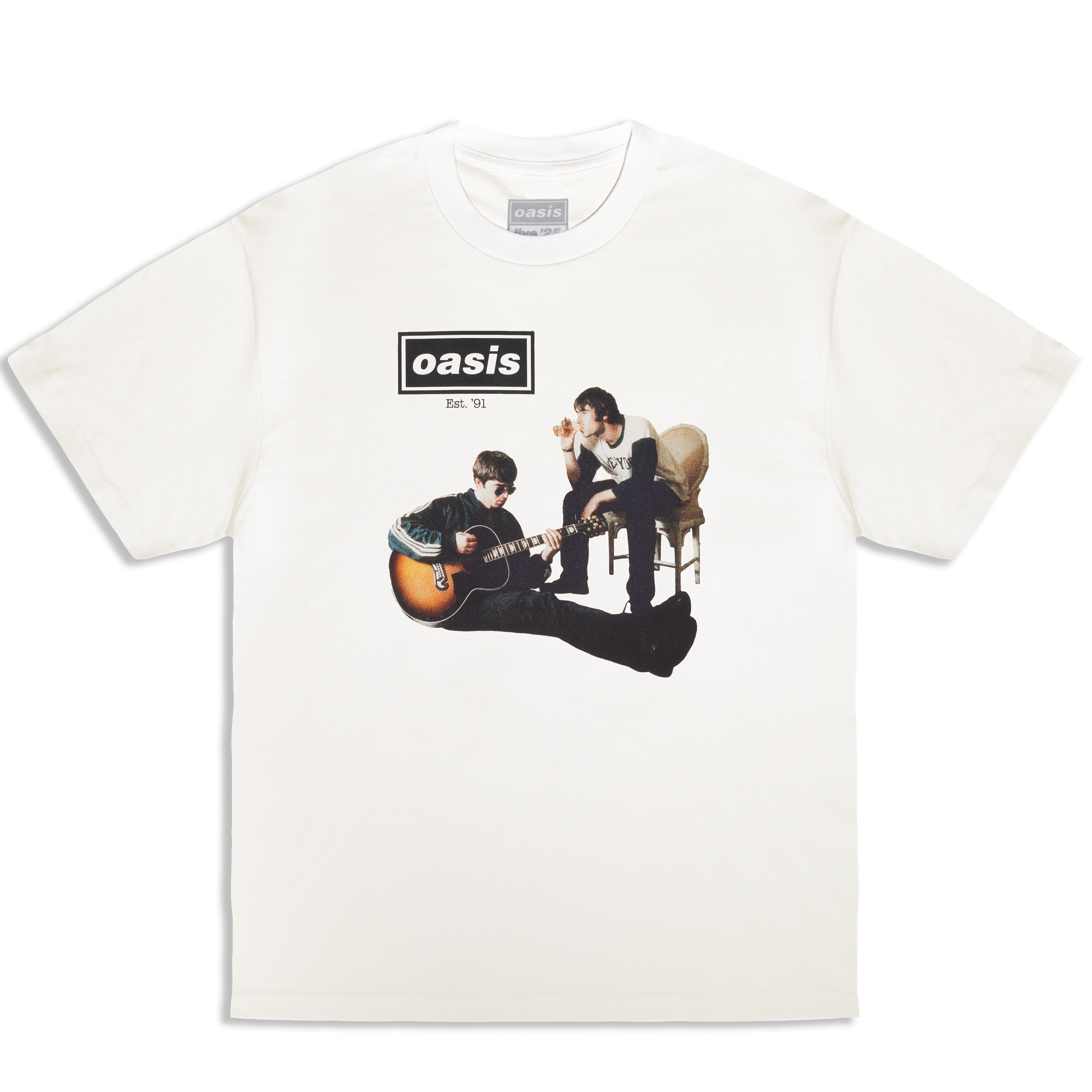 Live '25 Cigarettes & Alcohol Heavyweight T-Shirt Off White