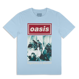 Live '25 Cigarettes & Alcohol Cover T-Shirt Blue