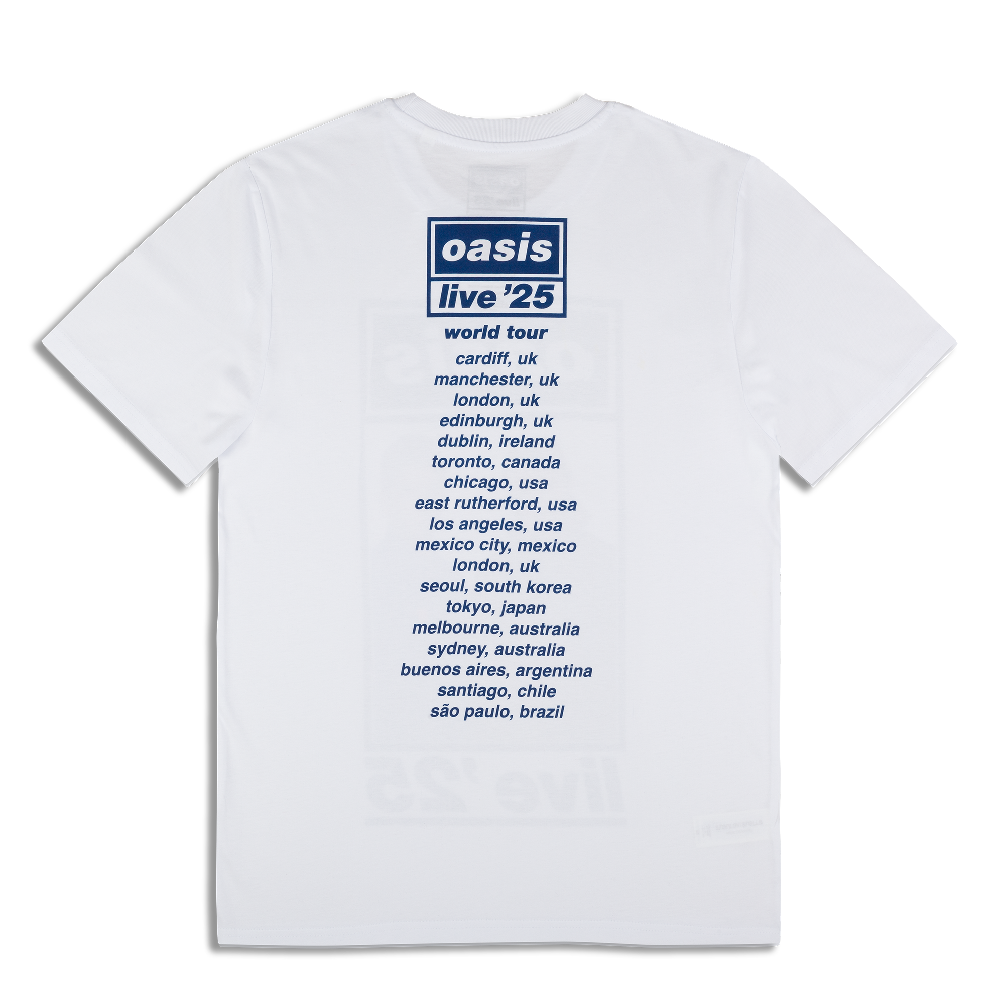 Live '25 World Tour T-Shirt White