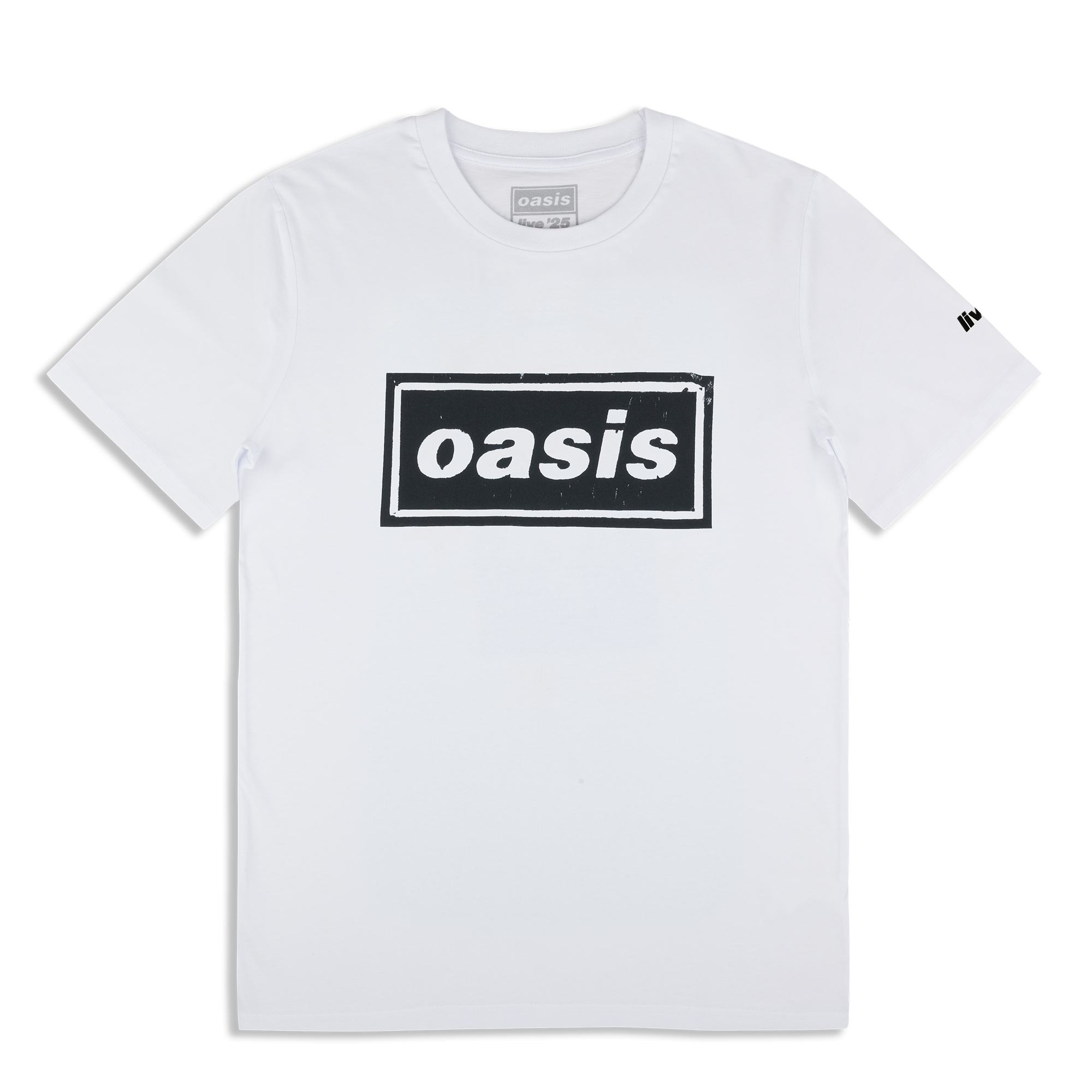 Live '25 Stencil Logo T-Shirt White