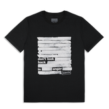 Live '25 Don't Look Back In Anger Tape T-Shirt Black