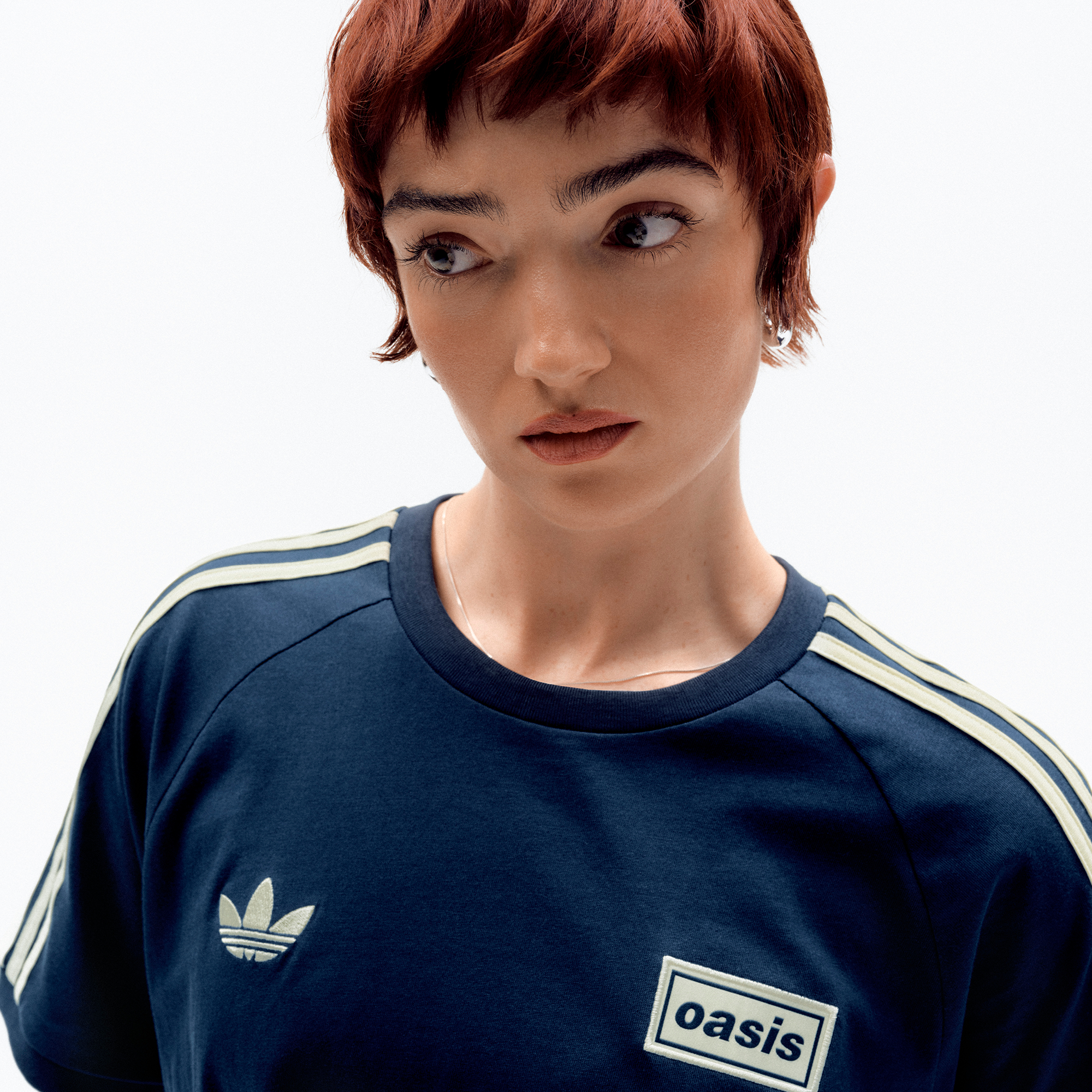 Live '25 adidas 3 Stripes T-Shirt Night Indigo/Cream White