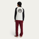Live '25 adidas 3 Stripes Long Sleeve T-Shirt Cream/Black