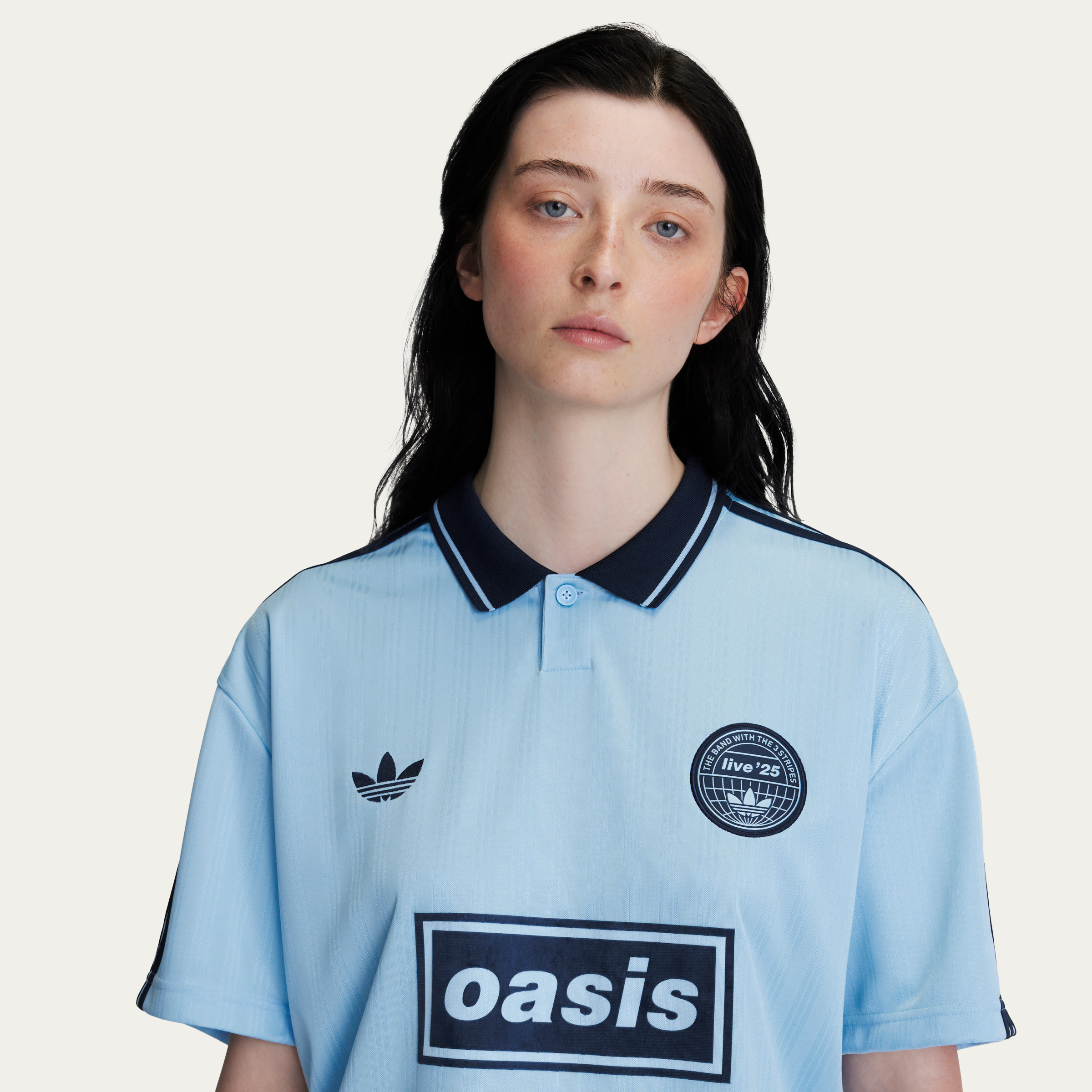 Live '25 adidas Football Shirt Sky Blue