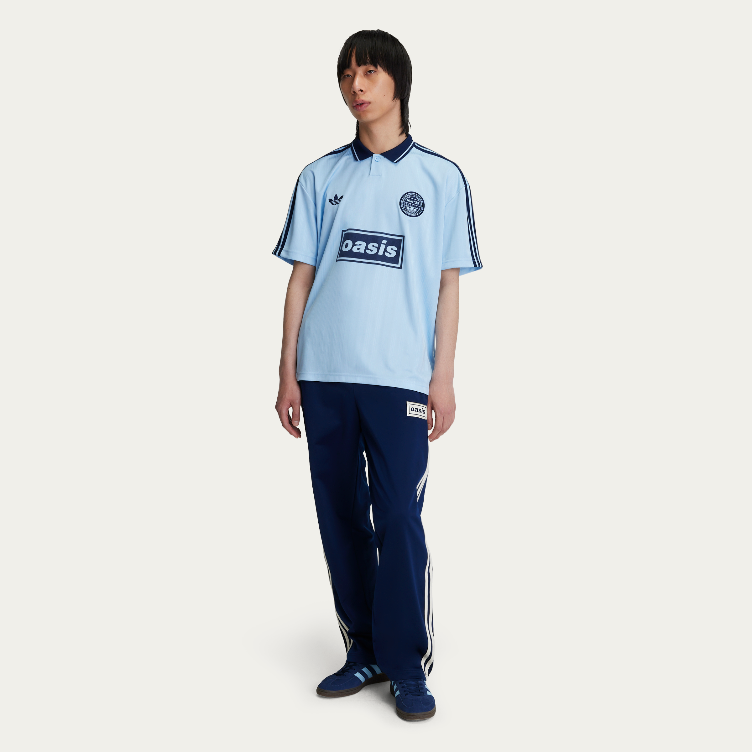 Live '25 adidas Football Shirt Sky Blue