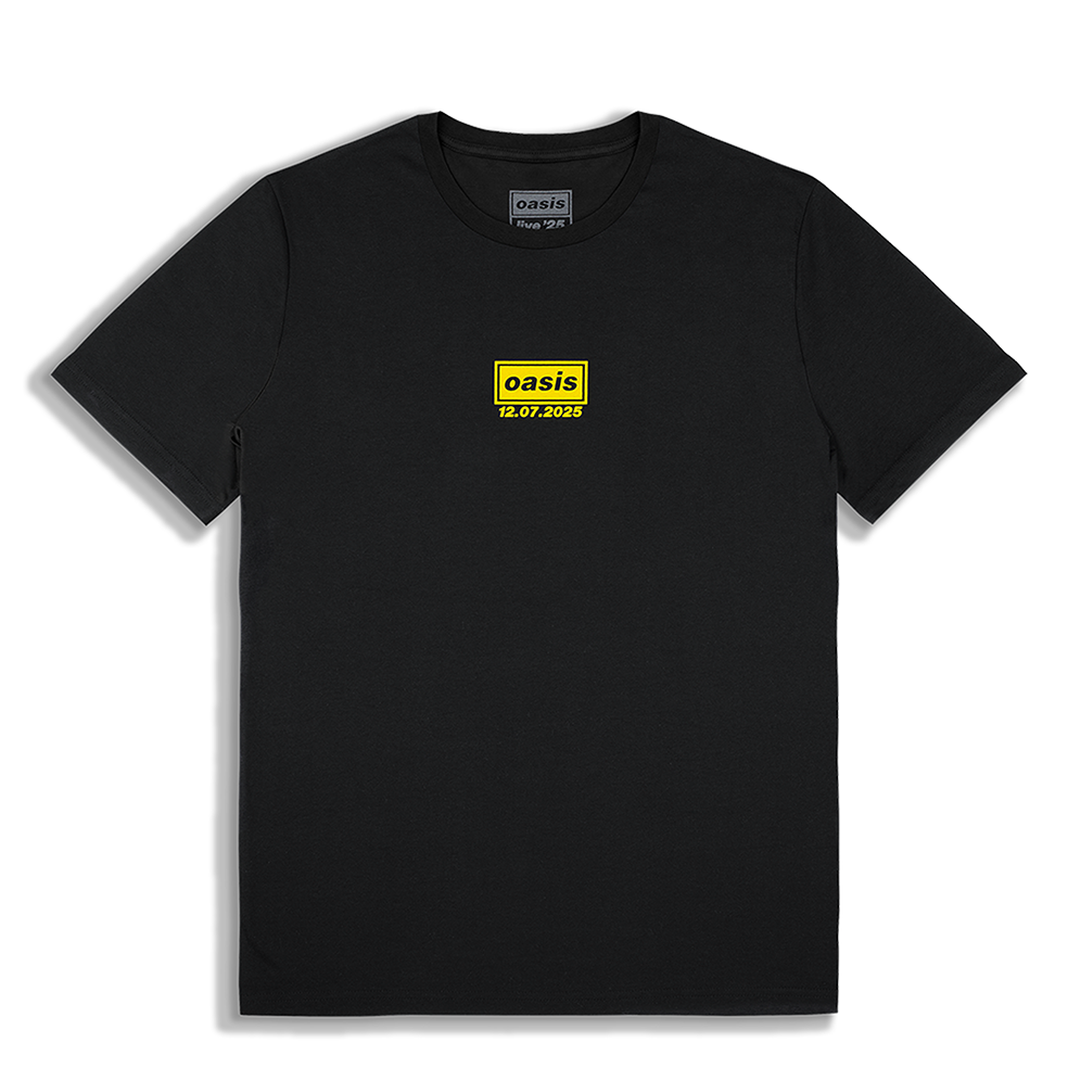 Live '25 Manchester Event T-Shirt Black – Oasis Live '25