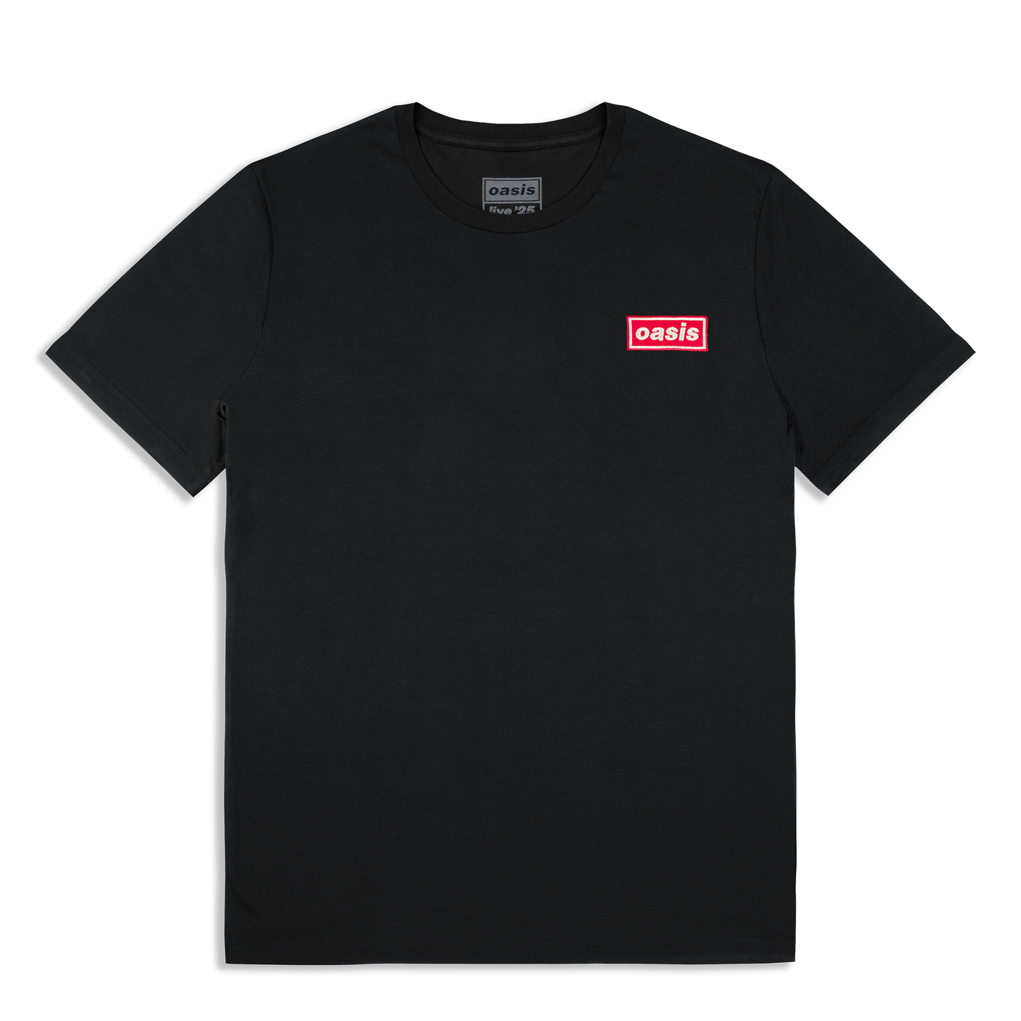 ◆正規品◆oasis live '25 Don't Look〜 Tシャツ L Live '25 Red Embroidered Decca Logo Heavyweight T-Shirt