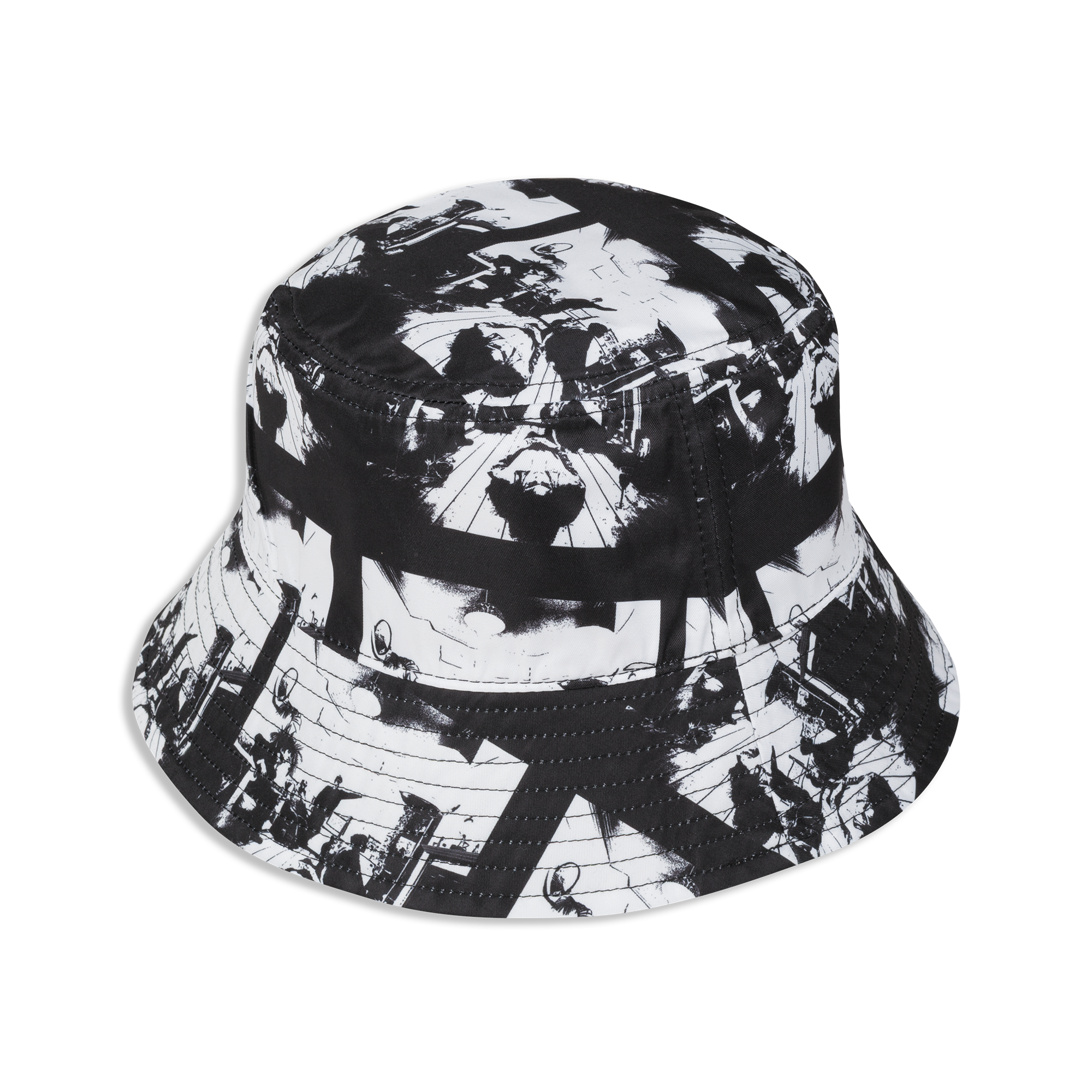 Live '25 Reversible Decca Logo Definitely Maybe Bucket Hat Black/White