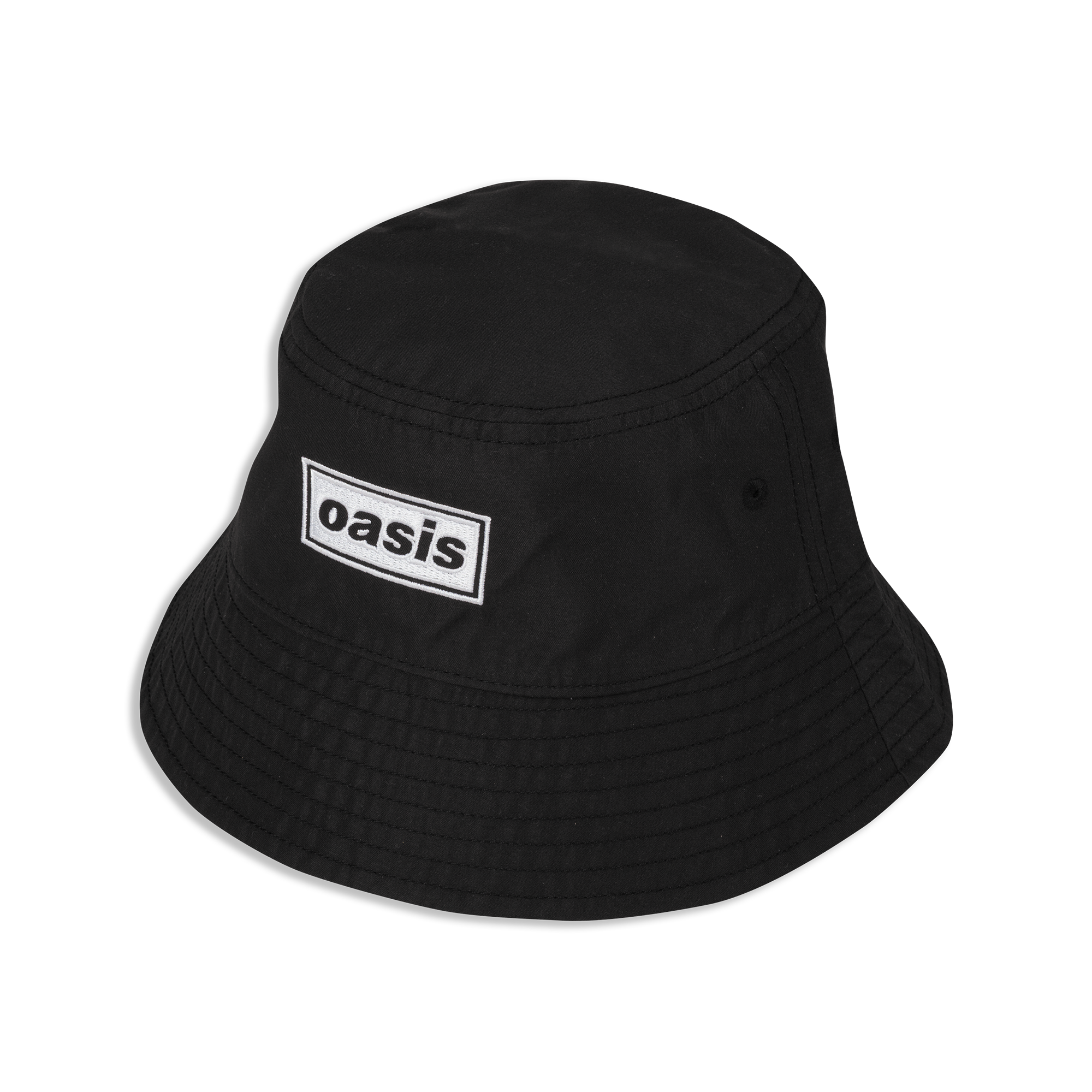 Live '25 Reversible Decca Logo Definitely Maybe Bucket Hat Black/White