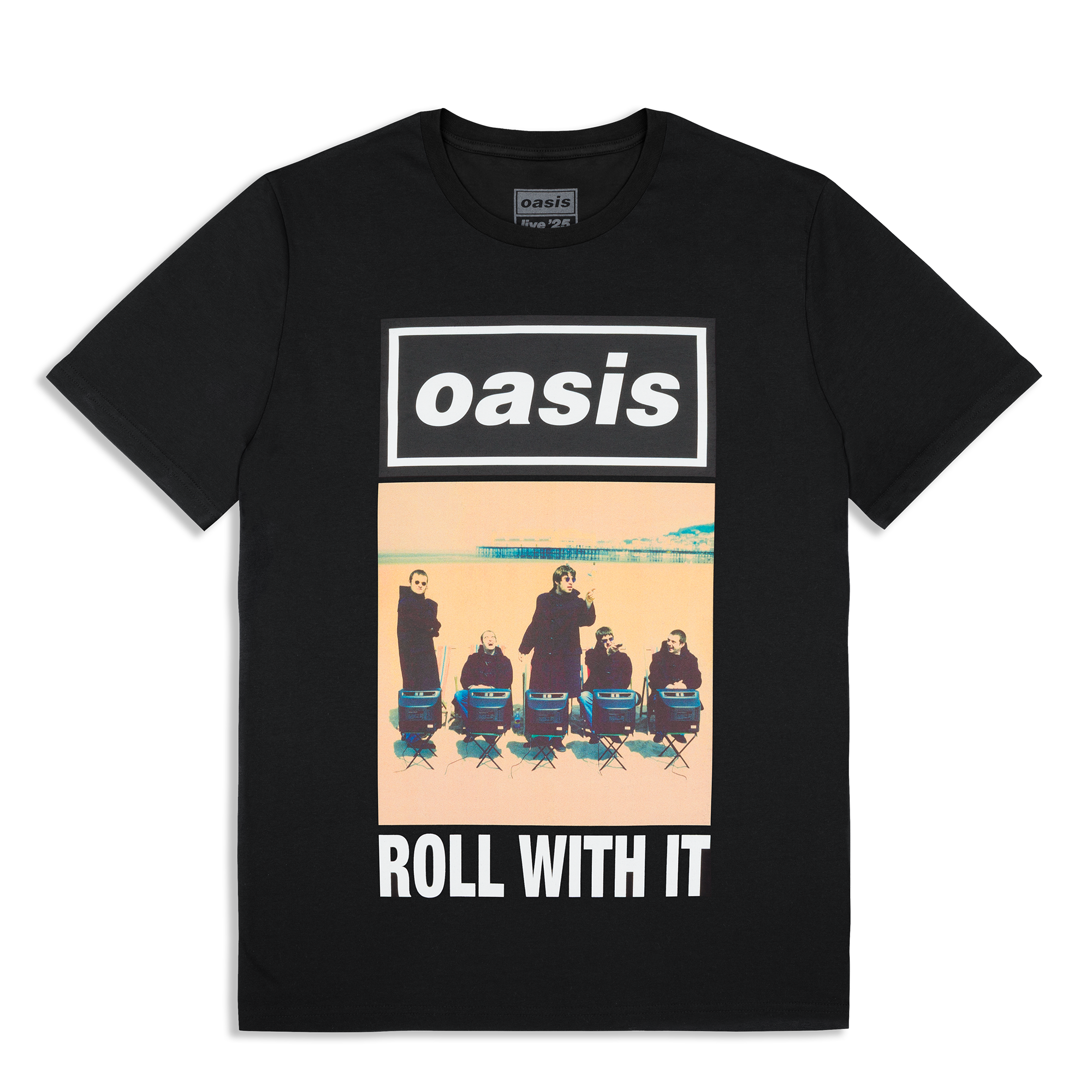Live '25 Roll With It Cover T-Shirt Black