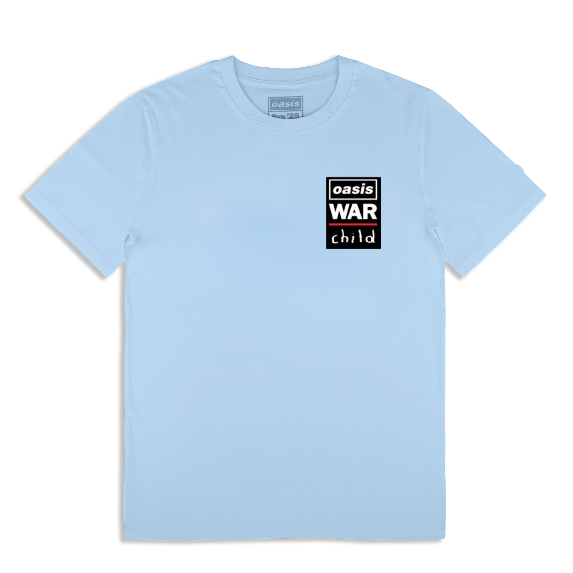 Live '25 War Child T-Shirt Light Blue