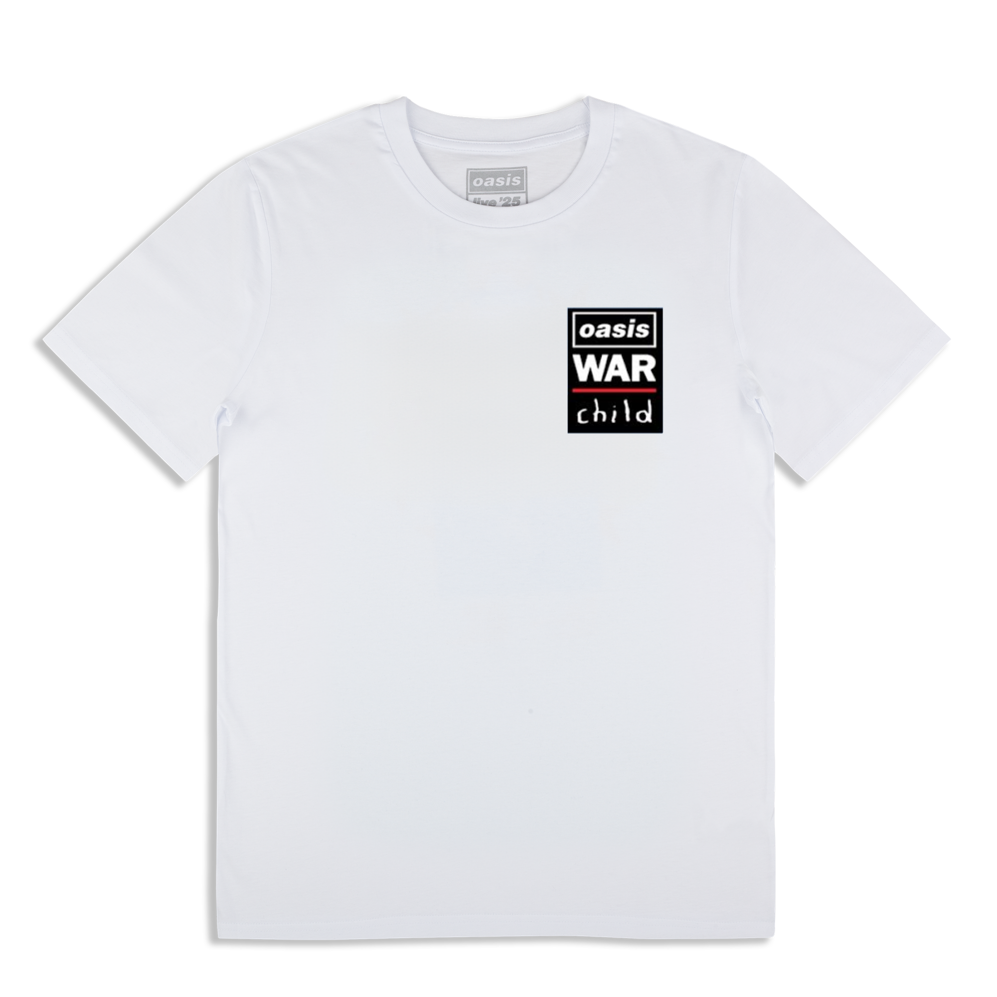 Live '25 War Child T-Shirt White