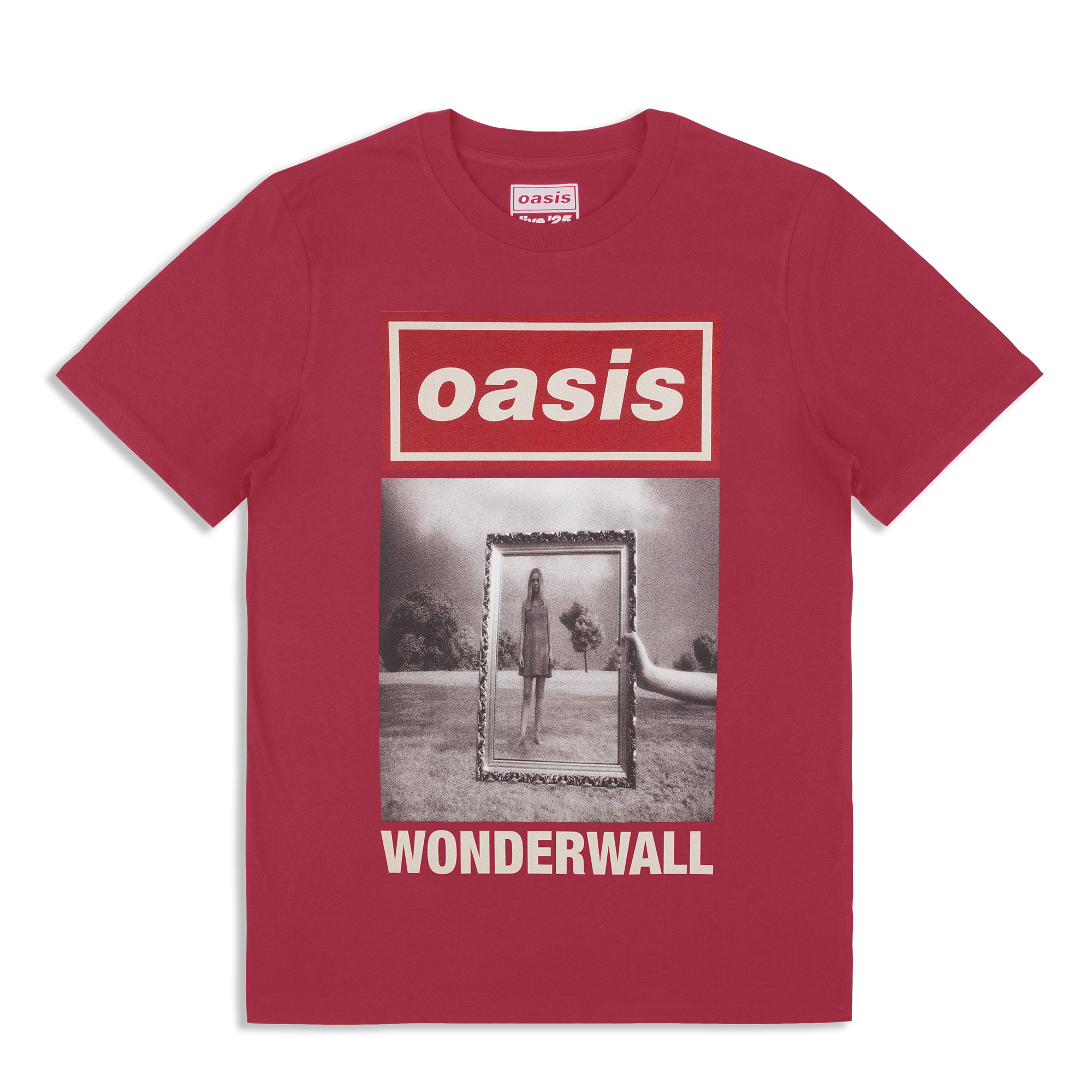 ◆正規品◆oasis live '25 ワンダーウォール　Tシャツ　L Live '25 Wonderwall Cover T-Shirt White – Oasis Live '25