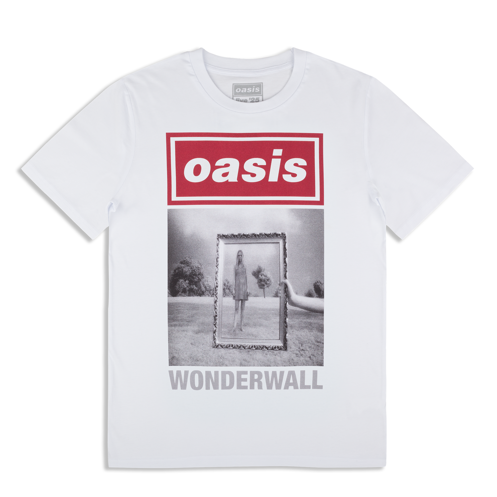 Live '25 Wonderwall Cover T-Shirt White