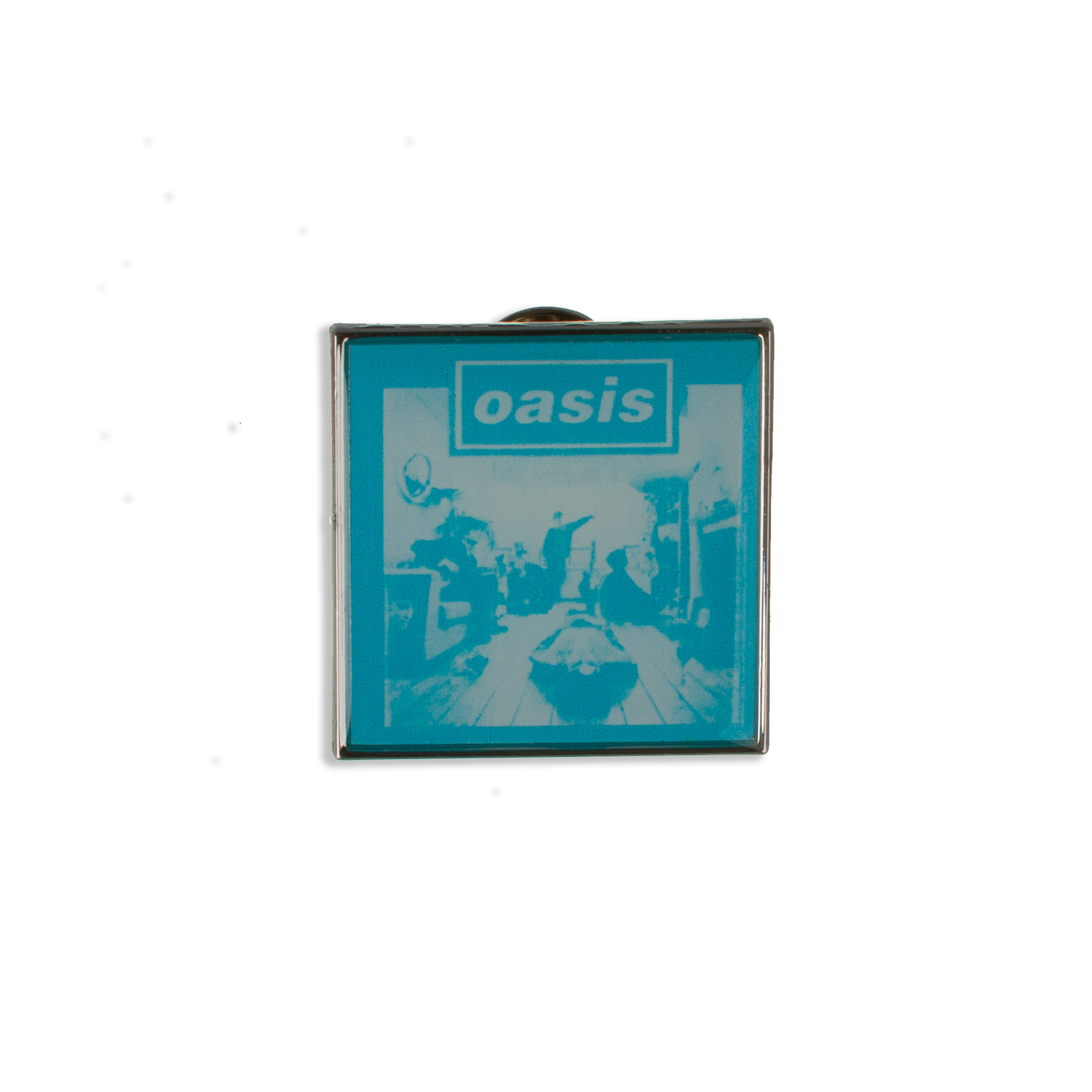 Live '25 Definitely Maybe Blue Pin Badge