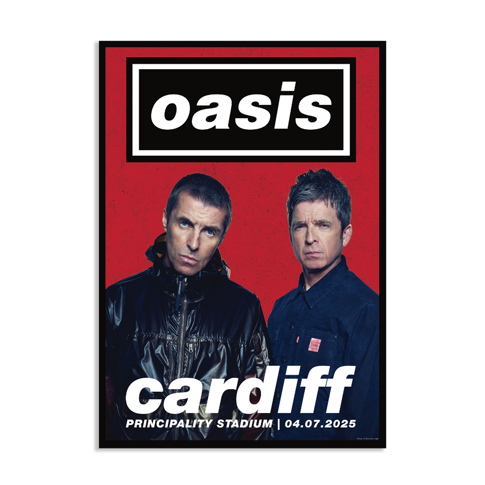 OASIS VIP限定特典 UKツアー cardiff オアシスLIVE25 Live '25 Cardiff Event Lithographic Poster – Oasis Live '25
