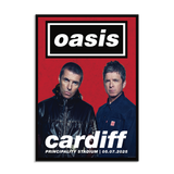 Live '25 Cardiff Event Lithographic Poster