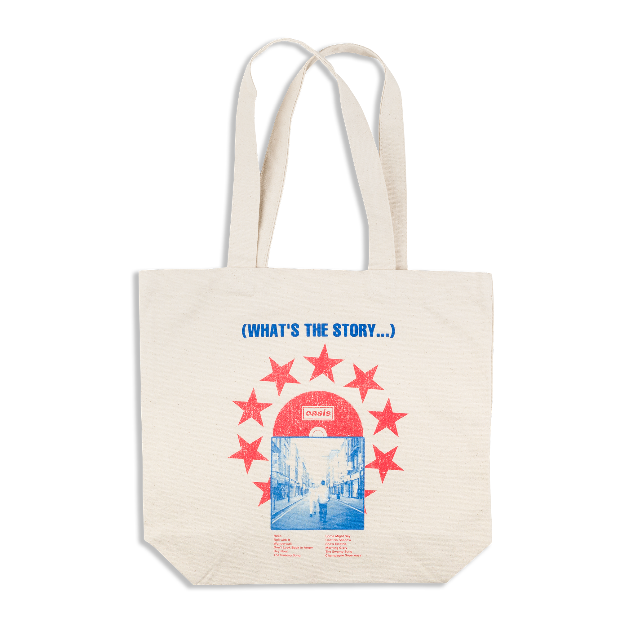 Oasis live '25 公式ポップアップストア トートバッグ Live '25 Thread Logo Tote Bag Natural – Oasis Live '25