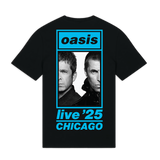 Chicago Half Faces Fan Store T-shirt Black