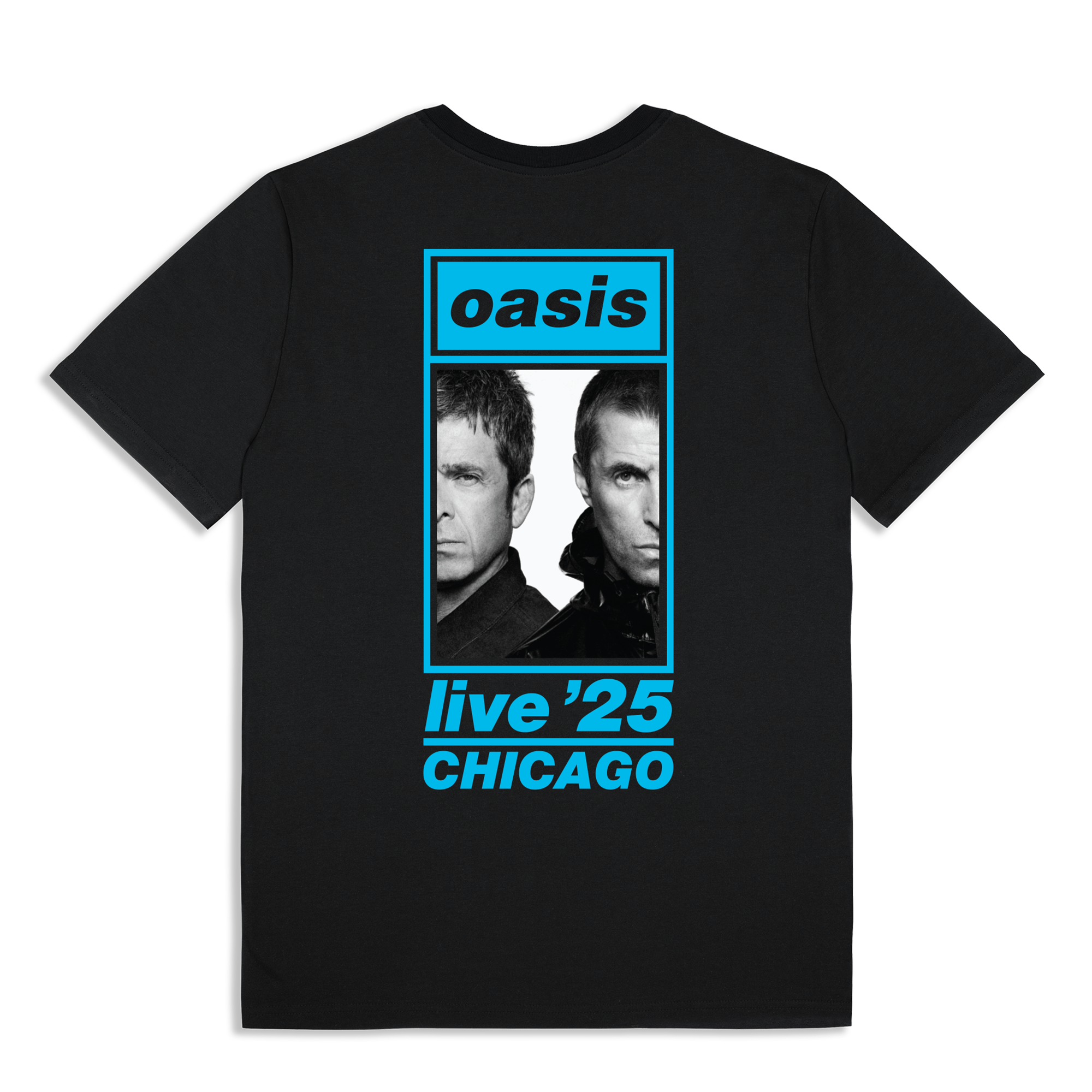UK限定 oasis live '25 Tシャツ 黒 Live '25 Distressed Tour Logo T-Shirt Black – Oasis Live '25