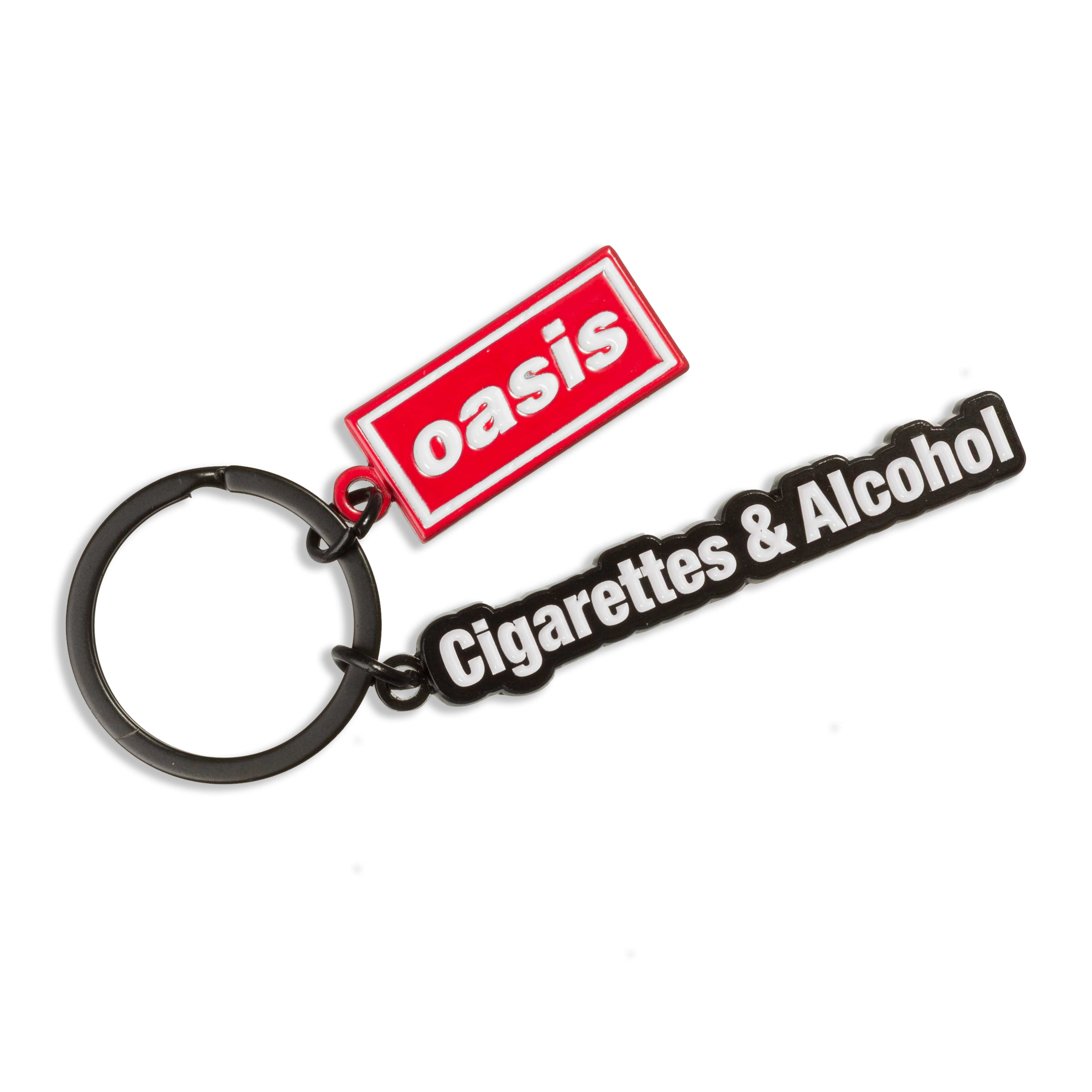 Live '25 Cigarettes & Alcohol Decca Logo Keyring