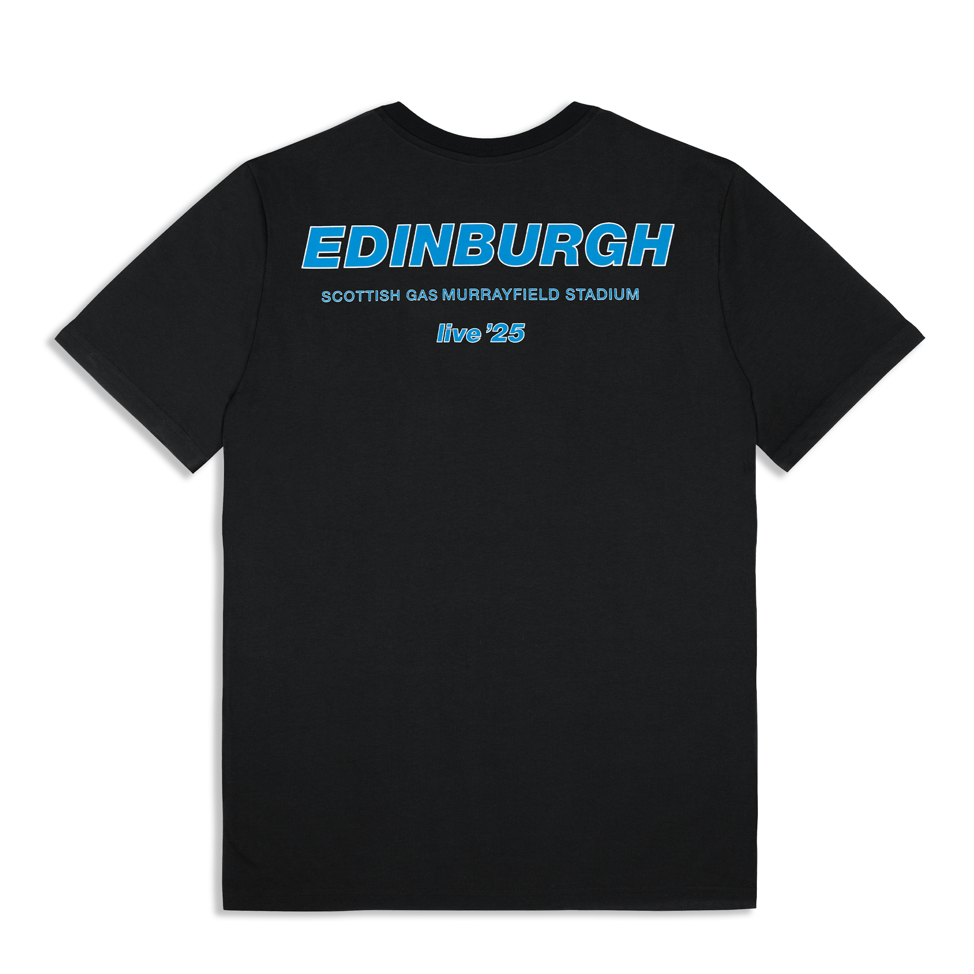 Live '25 Edinburgh T-Shirt Black
