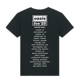 Wonderwall Live '25 World Kids Tour T-Shirt Black