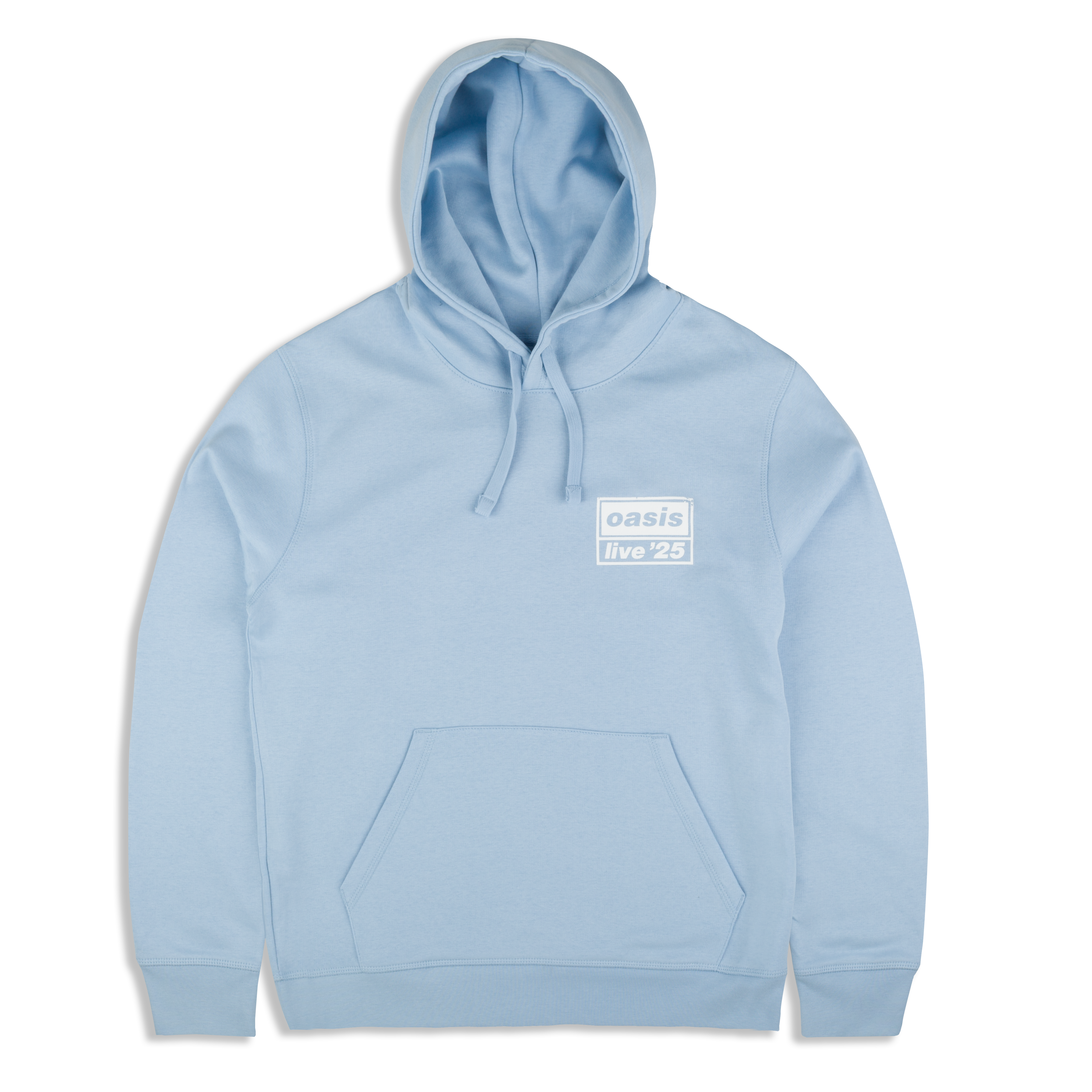 Live '25 Distressed Tour Logo Hoodie Blue