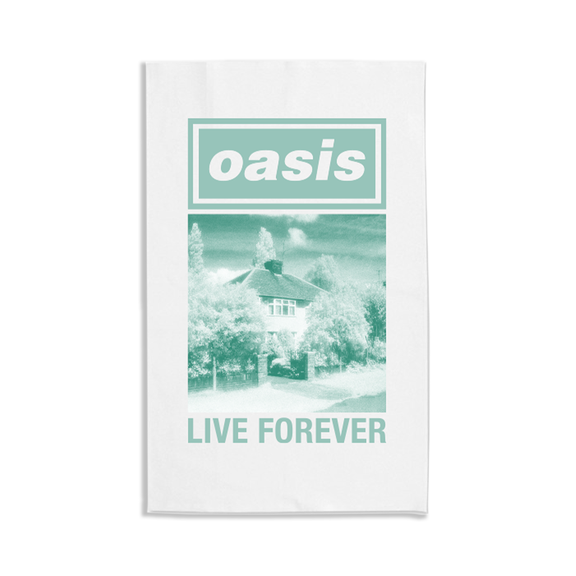 Live '25 Live Forever Cover Tea Towel