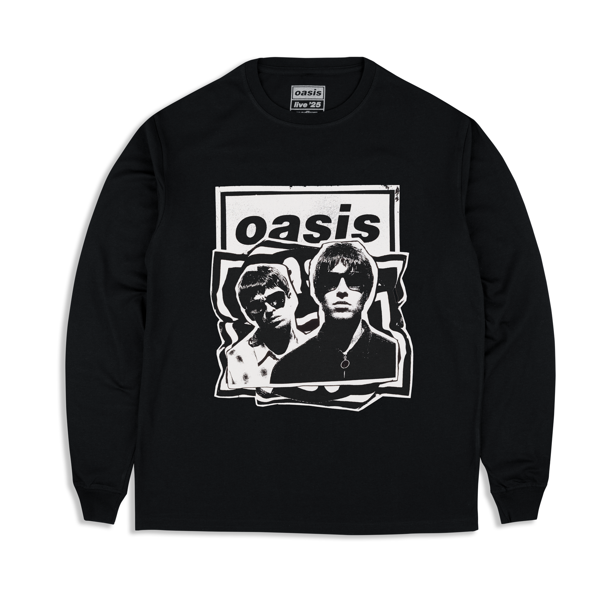 Live '25 Cut Out Photo Sweatshirt Black – Oasis Live '25 Live '25 Cut Out Photo Sweatshirt Black – Oasis Live '25